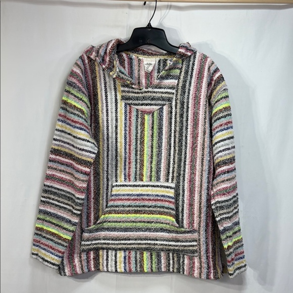 💎 El Paso, saddle blanket, Multicolor Striped Women's hoodie